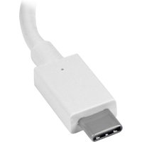 StarTech.com USB C to HDMI Adapter - 4K 30Hz - USB 3.1 Type-C to HDMI Adapter - USB-C to HDMI Dongle - Monitor Adapter - White (CDP2HDW) - external video adapter - white