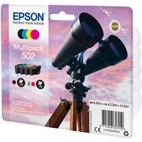 Click to view product details and reviews for Epson 502 Multipack 4 Pack Black Yellow Cyan Magenta Original Ink Cartridge. Click to view product details and reviews for Epson 502 Multipack 4 Pack Black Yellow Cyan Magenta Original Ink Cartridge.