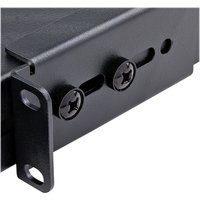 Startech 1U Adjustable Server Rack Mount Shelf - 175lbs - 19.5 to 38in Deep Universal Tray for 19" AV, Data & Network Equipment Rack (ADJSHELFHD) - rack shelf - 1U