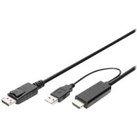 DIGITUS 4K HDMI Adapterkabel - HDMI auf DisplayPort 2m DIGITUS 4K HDMI Adapterkabel - HDMI auf DisplayPort 2m