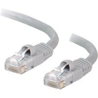 C2G Cat5e Booted Unshielded (UTP) Network Patch Cable - patch cable - 2 m - grey