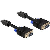 DELOCK VGA-Kabel D-Sub15 -> D-Sub15 St/St 3.00m schwa