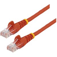 StarTech.com CAT5e Cable - 10 m Red Ethernet Cable - Snagless - CAT5e Patch Cord - CAT5e UTP Cable - RJ45 Network Cable - patch cable - 10 m - red
