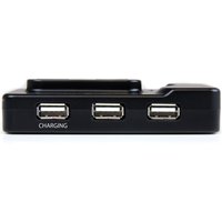 Startech 7 Port USB Hub - 2 x USB 3A, 4 x USB 2A, 1 x Dedicated Charging Port - Multi Port Powered USB Hub with 20W Power Adapter (ST7320USBC) - hub - 6 ports