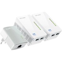 TP-Link TL-WPA4220T KIT AV500 Powerline Universal WiFi Range Extender, 2 Ethernet Ports, Network Kit - powerline adapter kit - Wi-Fi - wall-pluggable