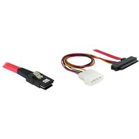 DELOCK SAS Kabel Mini SAS 36Pin -> 4x SAS 29Pin + 4Pin Molex