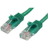 StarTech.com 3m Green Cat5e / Cat 5 Snagless Patch Cable - patch cable - 3 m - green