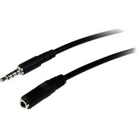 Startech 1m 3.5mm 4 Position TRRS Headset Extension Cable - M/F - audio Extension Cable for iPhone (MUHSMF1M) - headset extension cable - 1 m