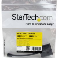 StarTech Mini DisplayPort to DVI Adapter - 1920x1200 - 1080p - Dongle - Monitor Adapter - Mini DisplayPort Adapter - Mini DP to DVI (MDP2DVI3) - DVI adapter - 17 cm