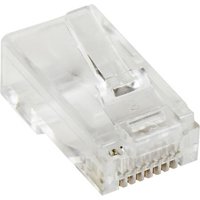 StarTech.com Cat5e RJ45 Stranded Modular Plug Connector - 50 Pkg - Bulk Cat 5e Plugs - 50x RJ45 Ends (CRJ4550PK) - network connector
