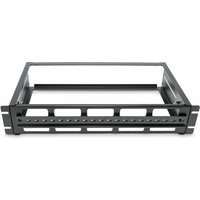 Startech 2U DIN Rail Kit for Standard 19" Rack - Adjustable Depth Rackmount DIN Rail with Top Hat, Mini, G Rails (ADJDINKIT) - rack rail kit - 2U
