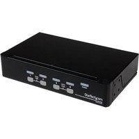 StarTech.com 4-Port USB KVM Swith with OSD - TAA Compliant - 1U Rack Mountable VGA KVM Switch (SV431DUSBU) - KVM switch - 4 ports