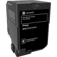 Lexmark - High Yield - black - original - toner cartridge - LCCP, LRP, Lexmark Corporate