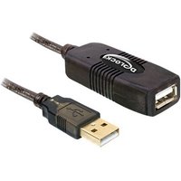 DELOCK USB Verl. A -> A St/Bu 15.00m aktiv sw