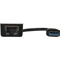 StarTech.com USB 3.0 to Gigabit Ethernet Adapter - 10/100/1000 NIC Network Adapter - USB 3.0 Laptop to RJ45 LAN (USB31000S) - network adapter - USB 3.0 - Gigabit Ethernet