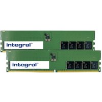 Integral - DDR5 - kit - 64 GB: 2 x 32 GB - DIMM 288-pin - 4800 MHz / PC5-38400 - unbuffered