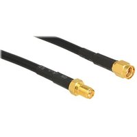 DELOCK HF Kabel RP-SMA -> RP-SMA St/Bu 1.00m low loss