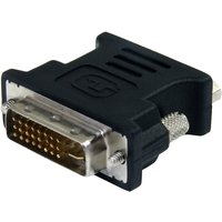 StarTech DVI to VGA Cable Adapter - Black - M/F - DVI-I to VGA Converter Adapter (DVIVGAMFBK) - VGA adapter