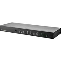 Startech 4x4 HDMI Matrix Switch with Audio and Ethernet Control - 4K 60Hz Video - Rack Mount HDMI 2.0 Splitter with Remote (VS424HD4K60) - video/audio switch - 4 ports