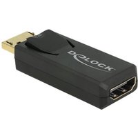 DELOCK Displayport Adapter DP -> HDMI St/Bu 4K Aktiv schwarz