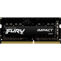 Kingston FURY Impact - DDR4 - kit - 32 GB: 2 x 16 GB - SO-DIMM 260-pin / PC4-25600 - unbuffered