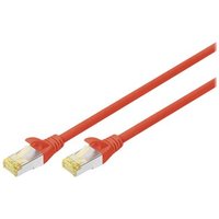 DIGITUS CAT 6A S/FTP Patchkabel, 10 Stück, 2m, rot