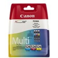 Canon CLI-526 C/M/Y Multi pack - 3-pack - yellow, cyan, magenta - original - ink tank