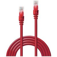 LINDY Cat.6 U/UTP Kabel, rot, 15m