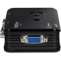 TRENDnet KVM Switch 2-Port VGA/USB mit Kabeln