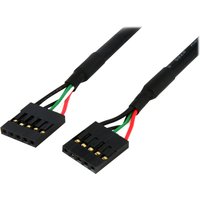 StarTech 24in Internal 5 pin USB IDC Motherboard Header Cable F/F - USB cable - 5 pin IDC (F) to 5 pin IDC (F) - USB 2.0 - 2 ft - black - USBINT5PIN24 - USB cable - 5 pin IDC to 5 pin IDC - 60.7 cm