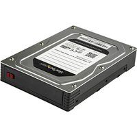 Startech 2.5 to 3.5 Hard Drive Adapter - For SATA and SAS SSDs/HDDs - SSD Enclosure - HDD Enclosure - Internal Hard Drive Enclosure (25SATSAS35HD) - storage enclosure - SATA 6Gb/s / SAS 6Gb/s - SAS 6Gb/s, SATA 6Gb/s