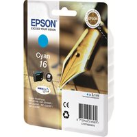 Epson 16 - cyan - original - ink cartridge