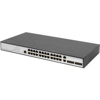 DIGITUS Switch 24-Port Gigabit Managed schwarz