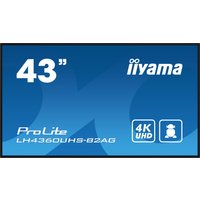 Click to view product details and reviews for Iiyama Prolite Lh4360uhs B2ag 43 Class 425 Viewable Led Backlit Lcd Display 4k For Digital Signage. Click to view product details and reviews for Iiyama Prolite Lh4360uhs B2ag 43 Class 425 Viewable Led Backlit Lcd Display 4k For Digital Signage.
