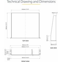 StarTech.com 2U Fixed Server Rack Mount Shelf, 16in Deep Steel Universal Cantilever Tray for 19" AV/Data/Network Equipment Rack with Cage Nuts & Screws, 44lbs Weight Capacity, 60" Deep - 2U Network Rack Shelf (CABSHELF) - rack shelf