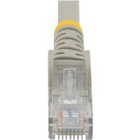 StarTech.com 10m CAT6 Ethernet Cable, 10 Gigabit Snagless RJ45 650MHz 100W PoE Patch Cord, CAT 6 10GbE UTP Network Cable w/Strain Relief, Grey, Fluke Tested/Wiring is UL Certified/TIA - Category 6 - 24AWG (N6PATC10MGR) - patch cable - 10 m - grey
