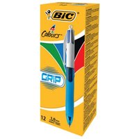 Click to view product details and reviews for Bic 4 Colours Grip 4 Colour Ballpoint Pen Black Red Blue Green Pack Of 12. Click to view product details and reviews for Bic 4 Colours Grip 4 Colour Ballpoint Pen Black Red Blue Green Pack Of 12.