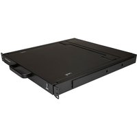 StarTech.com Rackmount KVM Console, Single Port VGA KVM with 17" LCD Monitor for Server Rack, Fully Featured Universal 1U LCD KVM Drawer with Cables & Hardware, USB Support, 50,000 MTBF - LCD KVM Concole Drawer (RKCONS1701) - KVM console - 17"