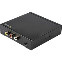 StarTech.com HDMI to RCA Converter Box with Audio - Composite Video Adapter - NTSC/PAL - 1080p (HD2VID2) - video converter - black