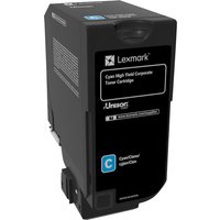 Lexmark - High Yield - cyan - original - toner cartridge - LCCP, Lexmark Corporate