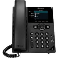 Poly VVX 250 4-line Desktop Business IP Phone With Dual Ethernet Ports PoE Only Without Power Supply