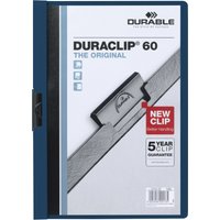 Click to view product details and reviews for Durable Duraclip 60 Clip File For A4 Capacity 60 Sheets Midnight Blue With Transparent Front Cover. Click to view product details and reviews for Durable Duraclip 60 Clip File For A4 Capacity 60 Sheets Midnight Blue With Transparent Front Cover.