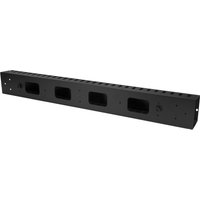 Startech 3ft (1m) Vertical Cable Management Duct with Cover - 0U Open Slot Finger Duct Wire Raceway for 19 Inch Server Rack - Slotted Cord Channel (CMVER20UF) - cable organizer - 20U
