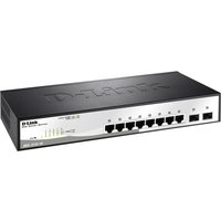 D-Link Smart+ DGS-1210-10 - switch - 8 ports - Managed - rack-mountable