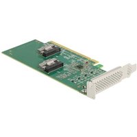 DELOCK PCI Express 4.0 x16 Karte zu 4 x SFF-8639 NVMe