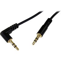 StarTech.com 6 ft Slim 3.5mm to Right Angle Stereo Audio Cable - M/M (MU6MMSRA) - audio cable - 1.8 m
