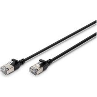 DIGITUS Patchkabel CAT 6A F/FTP Slim 2m schwarz 10 Stück