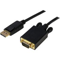 StarTech.com 6ft DisplayPort to VGA Cable - 1920 x 1200 - Active DP to VGA Adapter - DP to VGA Monitor Cable (DP2VGAMM6B) - DisplayPort cable - 1.83 m