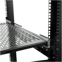 Startech Server Rack Shelf - 2U - 20 to 30in Adjustable Mounting Depth - Vented - Server Rack Cabinet Shelf - 24in Deep - rack shelf - 1U