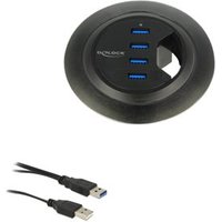DELOCK USB-HUB 4-Port USB3.0 Tischeinbau